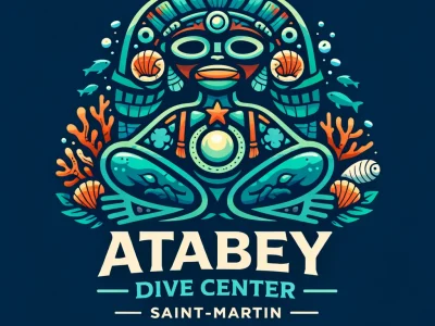 Logo de centre de plongée Atabey